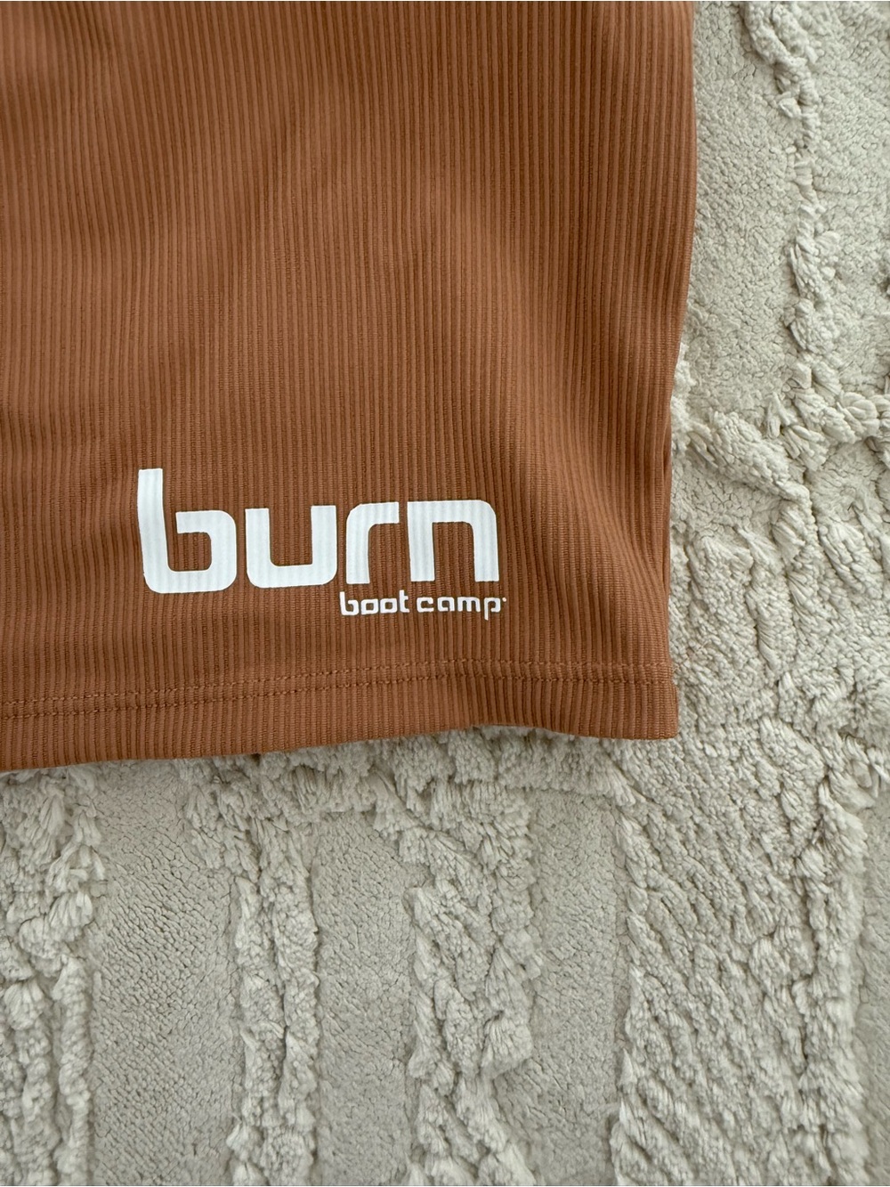 Burn Boot Camp Ribbed Crop Tank - Picture 3 of 5